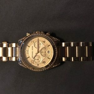 MICHAEL KORS WOMENS GOLD WATCH MK 5166